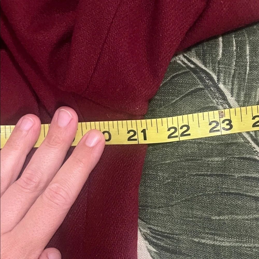 Vintage 100% Pure Wool Charter Club Burgundy Blazer
